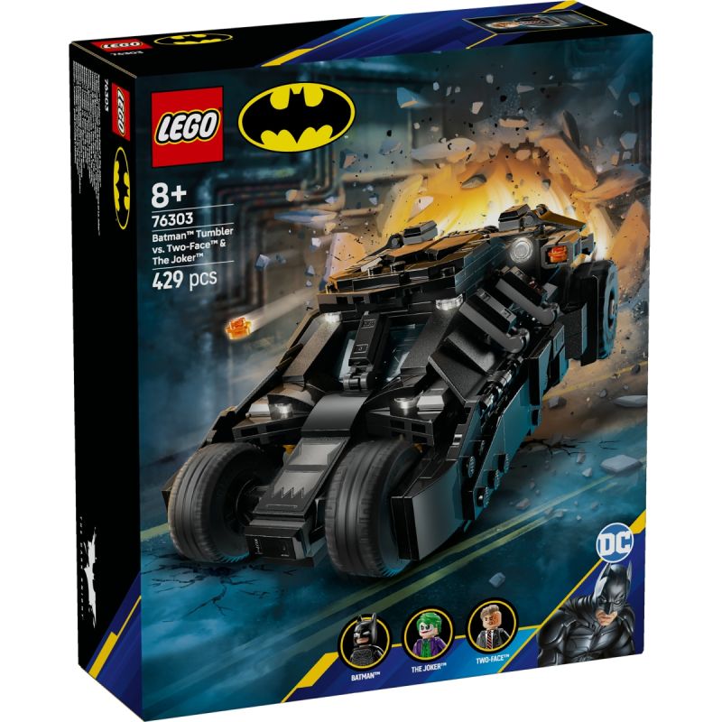 LEGO 76303 DC COMICS TUMBLER DI BATMAN CONTRO TWO-FACE E THE JOKER GENNAIO 2025