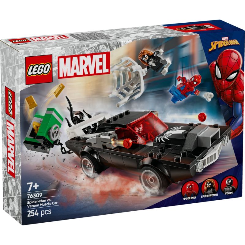 LEGO 76309 MARVEL SPIDER-MAN CONTRO MUSCLE CAR DI VENOM GENNAIO 2025