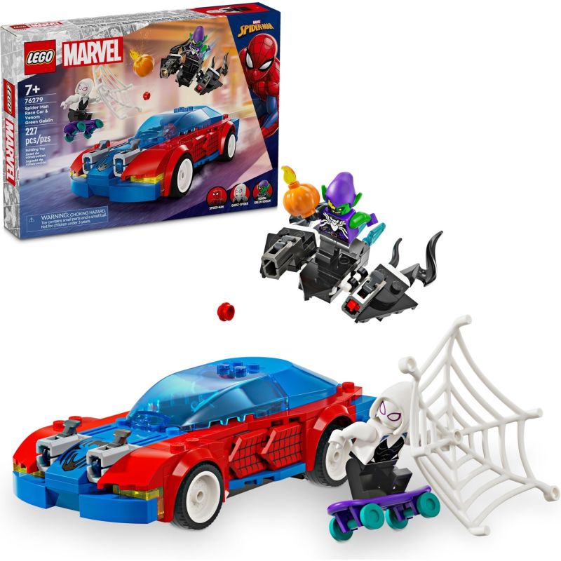 LEGO 76279 MARVEL SUPER HEROES Auto da corsa di Spider-Man e Venom Goblin GENNAIO 2024