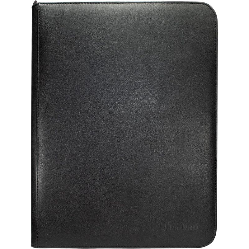 ALBUM ULTRA-PRO VIVID ZIPPERED 12-POCKET PRO-BINDER - BLACK 360 CARTE