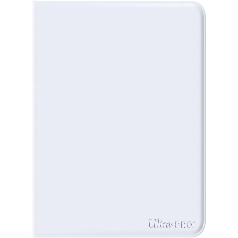 ALBUM ULTRA-PRO VIVID ZIPPERED 12-POCKET PRO-BINDER - WHITE 480 CARTE