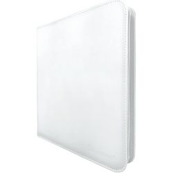 ALBUM ULTRA-PRO VIVID ZIPPERED 12-POCKET PRO-BINDER - WHITE 480 CARTE