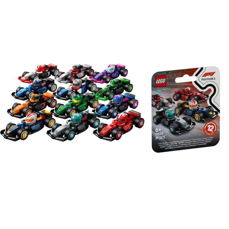 LEGO 71049 MINIFIGURES SERIE COMPLETA 12 MONOPOSTO DI F1 MAGGIO 2025