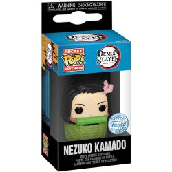 FUNKO NEZUKO WITH BASKET PORTACHIAVI DEMON SLAYER - KEYCHAIN